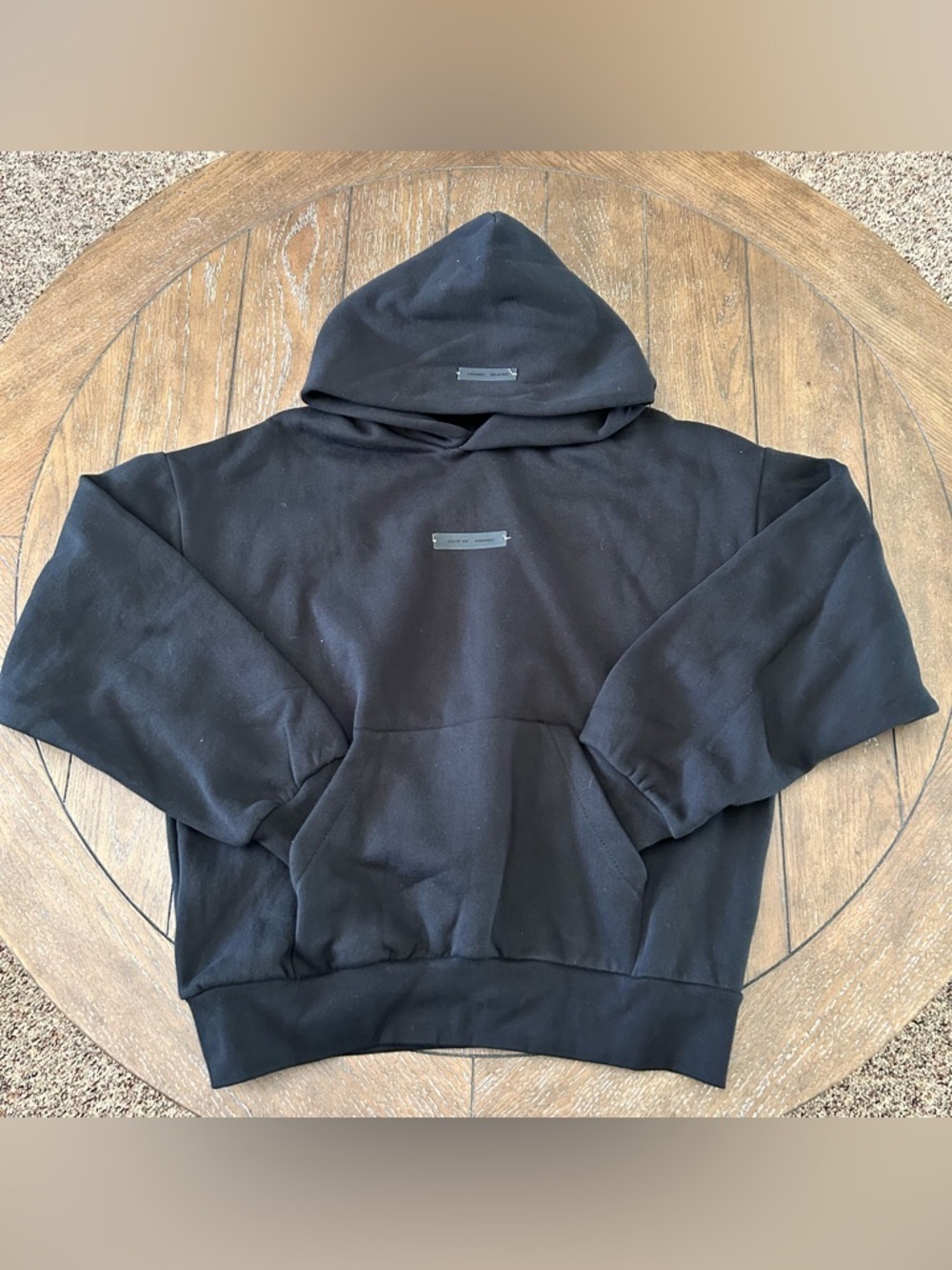 NWOT Essentials Fear of God Black Pullover Hoodie Mens XS